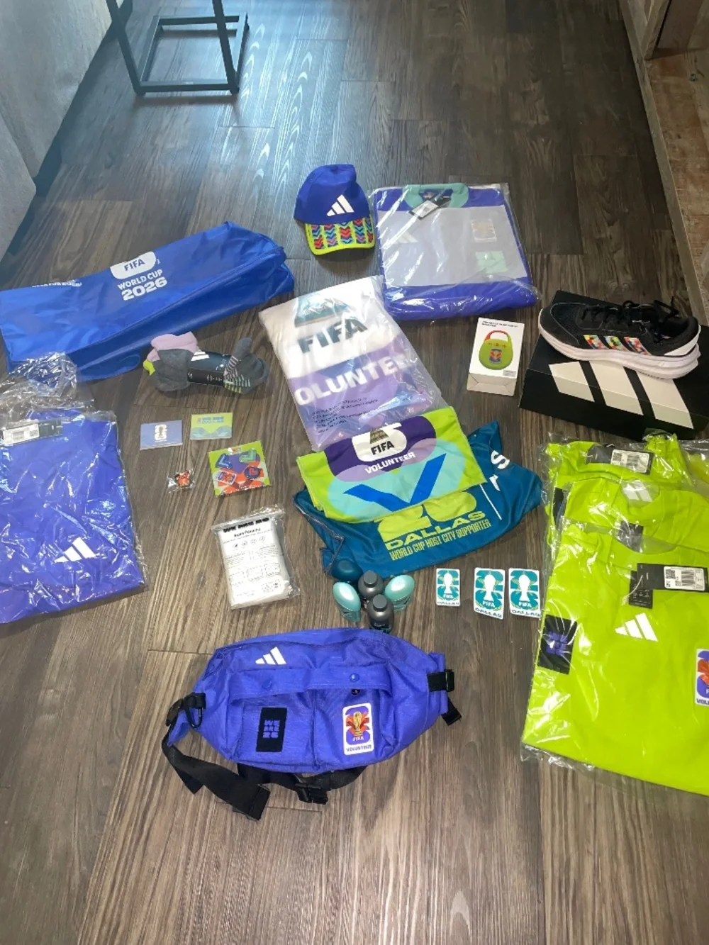 26-Piece Official Adidas FIFA Volunteer Uniform- Size Medium
